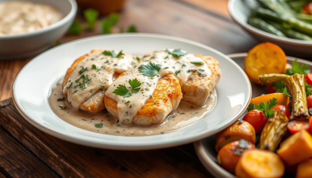 Quick Creamy Herb Chicken Dish Quick Creamy Herb Chicken Dish