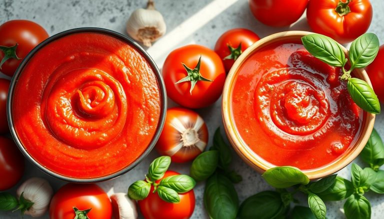 tomato sauce vs paste
